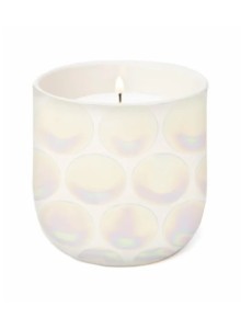 Керамична соева свещ Падивакс, Lustre - слонова кост, точки - тютюн и ванилия